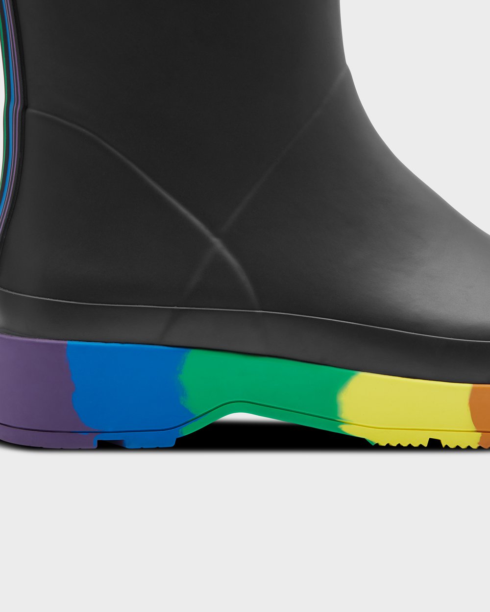 Hunter Original Pride Heeled Rain Play Boots - Shop Online Mens Black - SAPVGZ237